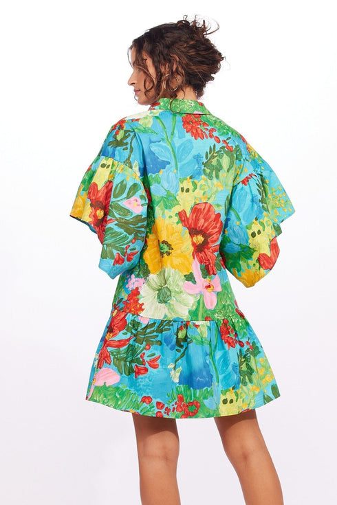 Mallory Mini Dress with Tiered Sleeves - Matisse